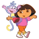 Sticker 😀 Dora