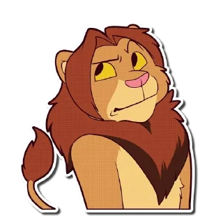 Sticker 😏 Lion — @stckrRobot