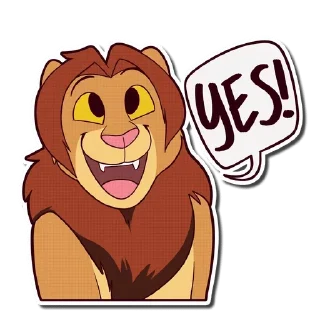 Sticker 👌 Lion — @stckrRobot