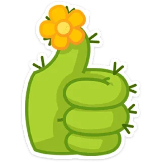 Video sticker 🌵 Кактус Коля @tgsticker