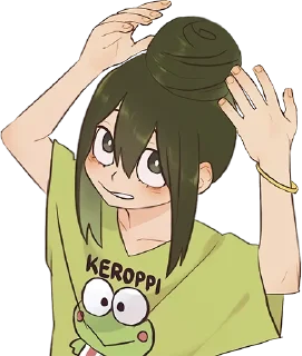 Video sticker 🤯 Tsuyu Asui (BNHA) @KeiristGroup