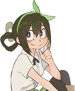 Sticker 😏 Tsuyu Asui (BNHA) @KeiristGroup