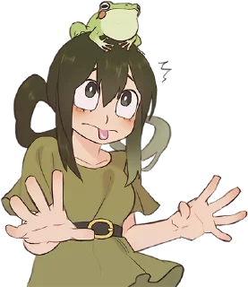 Sticker 😳 Tsuyu Asui (BNHA) @KeiristGroup