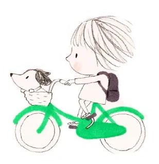 Video sticker 🛵 janemasseyillustration