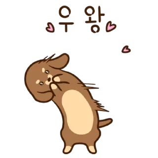 Video sticker 💬 급하개? 바쁘개? 좋개? By @KakaoEmoticon