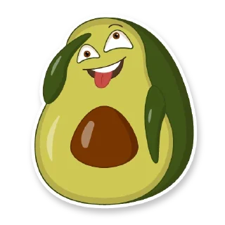 Video sticker 🤪 Avocado family