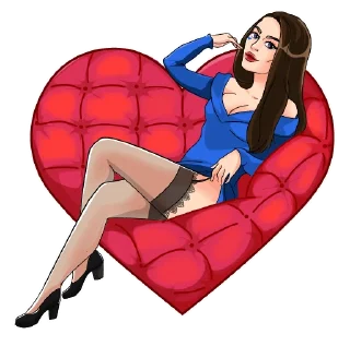 Sticker ❤️ Miss JuliaDates💙 by @juliadatescom