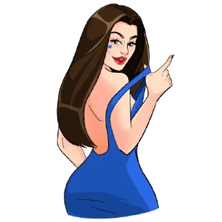 Sticker 😏 Miss JuliaDates💙 by @juliadatescom