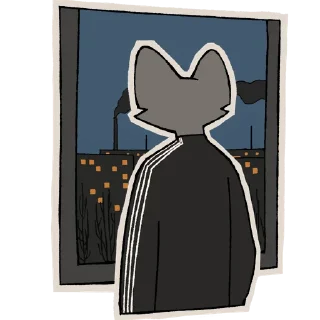 Sticker 😔 Котя Сталеваров