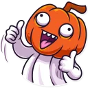 Sticker 👍 Halloween Ghost