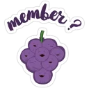 Sticker 😄 Member Berries