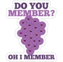 Sticker 🍇 Member Berries