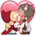 Video sticker ❤ Red Riding Hood