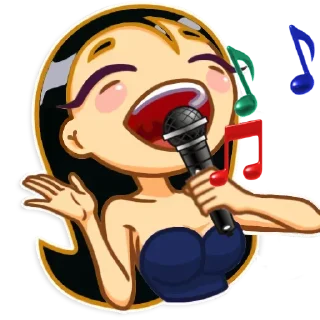 Video sticker 🎤 Luany