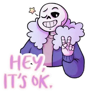 Sticker ✌️ Sans