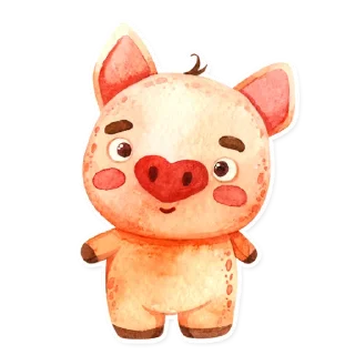 Sticker ❤️ Fil piggy