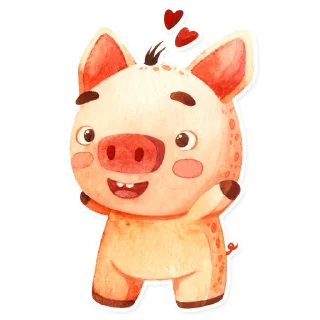 Sticker 💓 Fil piggy