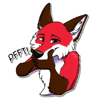 Sticker 😆 Xavier Fox, by Una