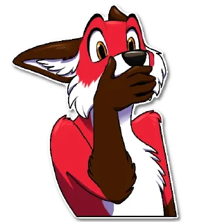 Sticker 🤭 Xavier Fox, by Una