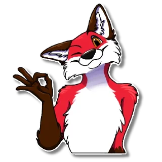 Sticker 👌 Xavier Fox, by Una