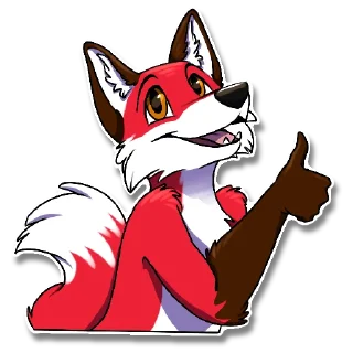 Sticker 👍 Xavier Fox, by Una