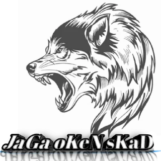 Sticker 🐺 JaGa oKeN sKaD 🦁