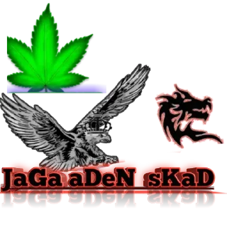 Sticker 🦈 JaGa oKeN sKaD 🦁