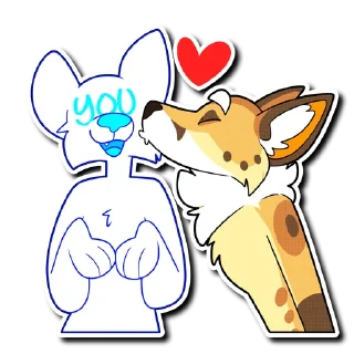 Sticker 😘 Kohaku