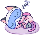 Sticker 😴 Astro Kitty