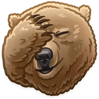 Sticker 🐻 Facepalm&И так сойдёт static — @stckrRobot