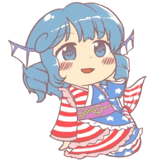 Sticker 🇺🇸 gyatehime