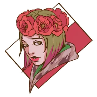 Sticker 🌺 R6 Female [Pack 2]