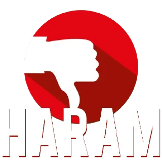 Sticker 🙋‍♂️ Haram