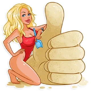 Sticker 👍 Baywatch