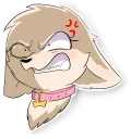 Sticker 😡 Fennec (@Valeria_Fills_Art)