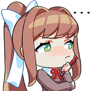 Sticker 🤨 Doki Doki Literature Club