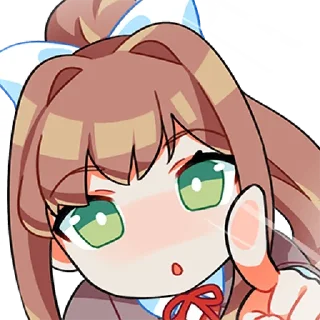 Sticker 👀 Doki Doki Literature Club