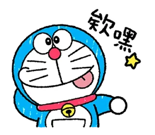 Sticker ⭐ 哆啦A夢 蠟筆畫風篇_kal