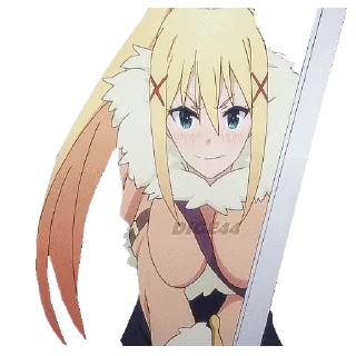 Sticker 🗡 @STIKERFORALL DARKNESS - KONOSUBA