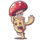 Video sticker 👋 Amanita