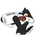 Video sticker ☕ Mr Wolf