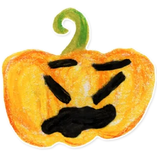 Sticker 😤 Pumpkin by Taisiia