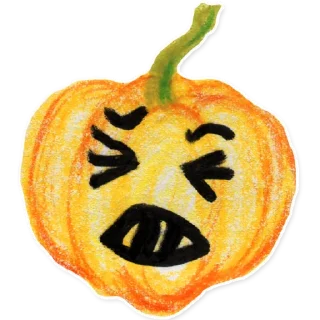 Sticker 😝 Pumpkin by Taisiia