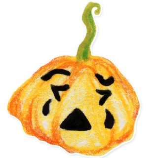 Sticker 😭 Pumpkin by Taisiia