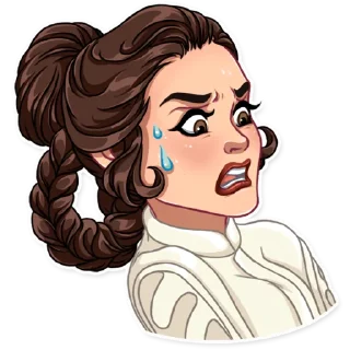 Sticker 😨 Princess Leia