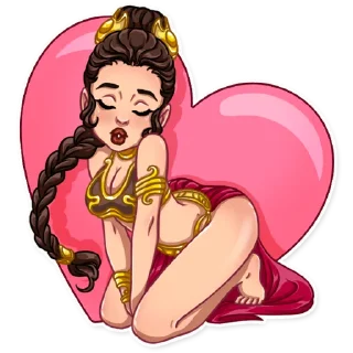 Video sticker 😘 Princess Leia