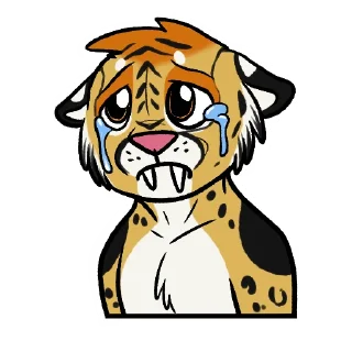 Sticker 😢 Crafty Chee