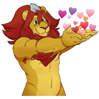 Sticker 💕 Aslan's sticker pack (by @leleozito)