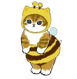 Video sticker 🐝 Коты mofu_sand (@TgSticker)