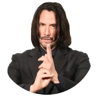 Sticker 😠 Keanu Reeves @S1ick3r